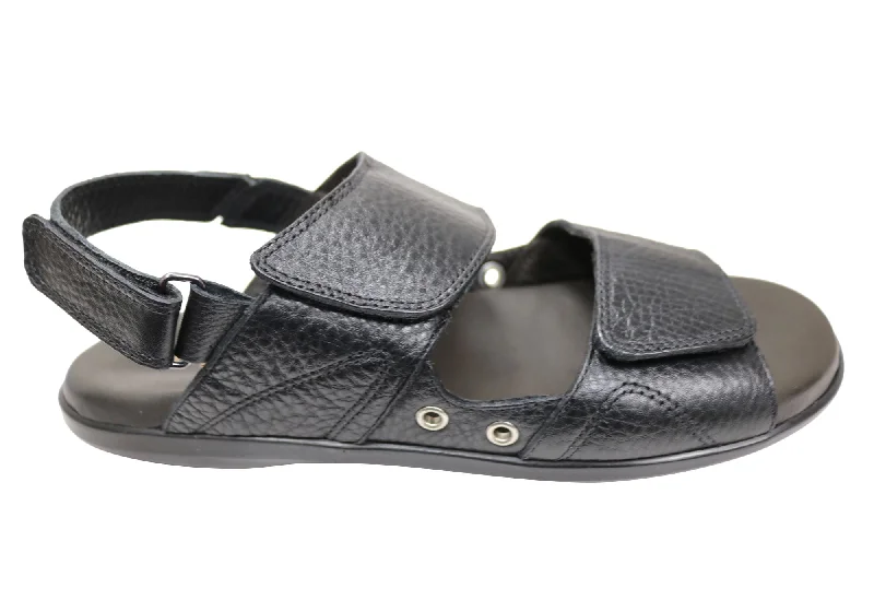 Savelli Samuel Mens Comfortable Leather Sandals Made In Brazil