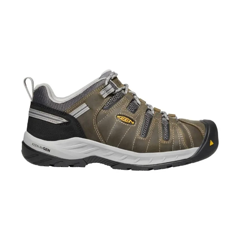 KEEN Utility Men's Flint II Steel Toe Work Shoe - Gargoyle/Paloma