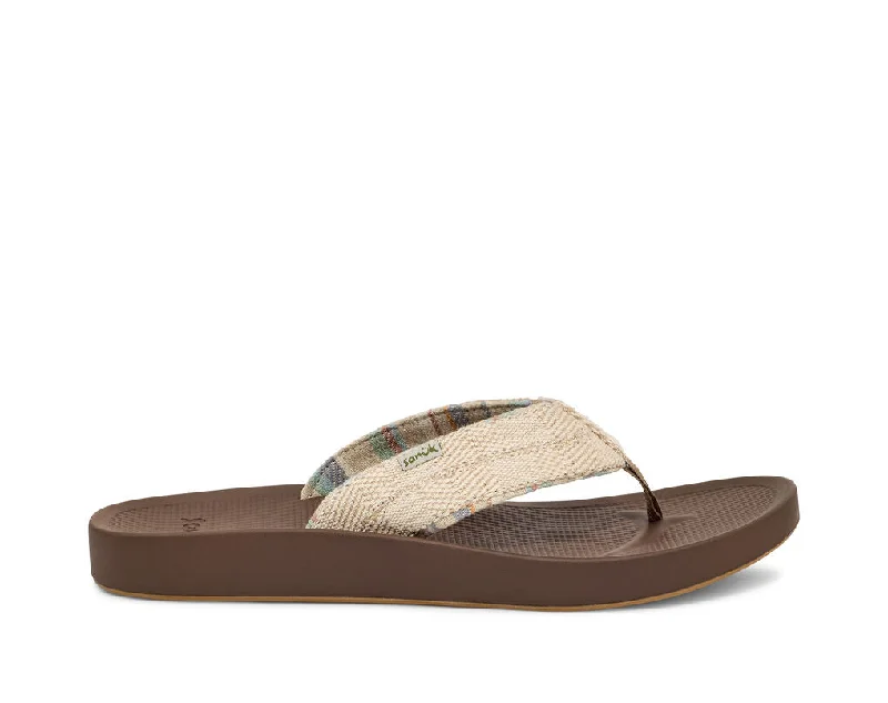 Sanuk Cosmic Yoga Mat Hemp Sandal-Natural