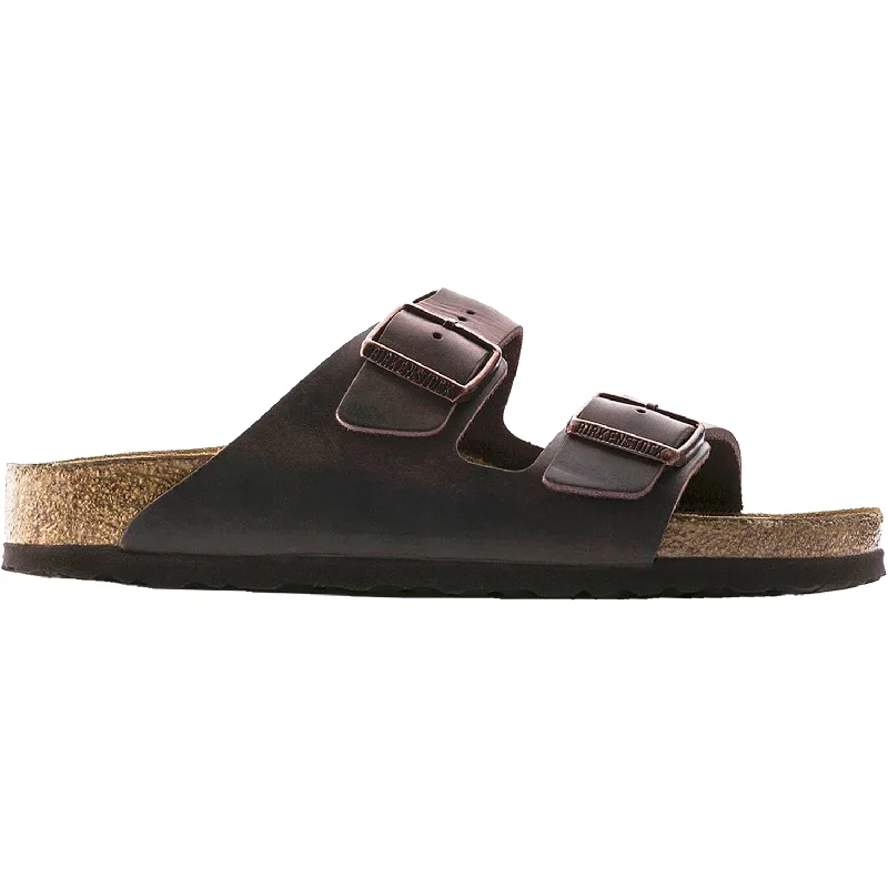 Unisex Birkenstock Arizona Soft Footbed Habana Oiled Leather