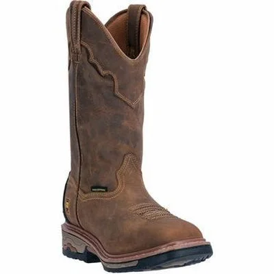 Dan Post Boots: Blayde Steel Toe Men's Tan DP69482 Waterproof Pull On