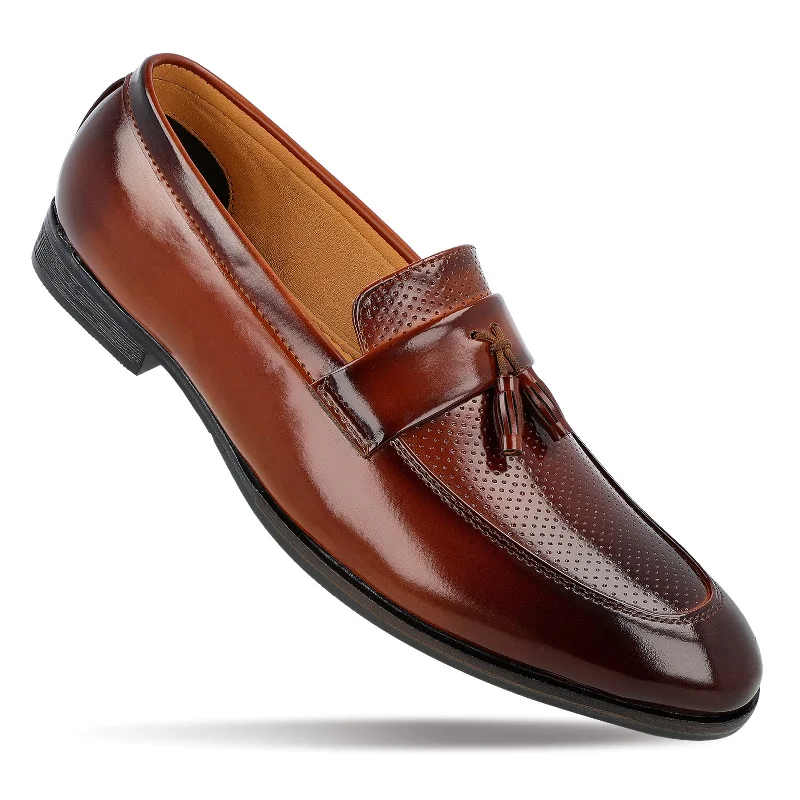 Men's Loafer Formal Shoes - WC97081 Tan