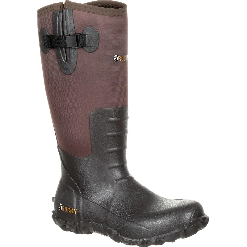 Rocky Core Rubber Waterproof Outdoor Boot (Brown)