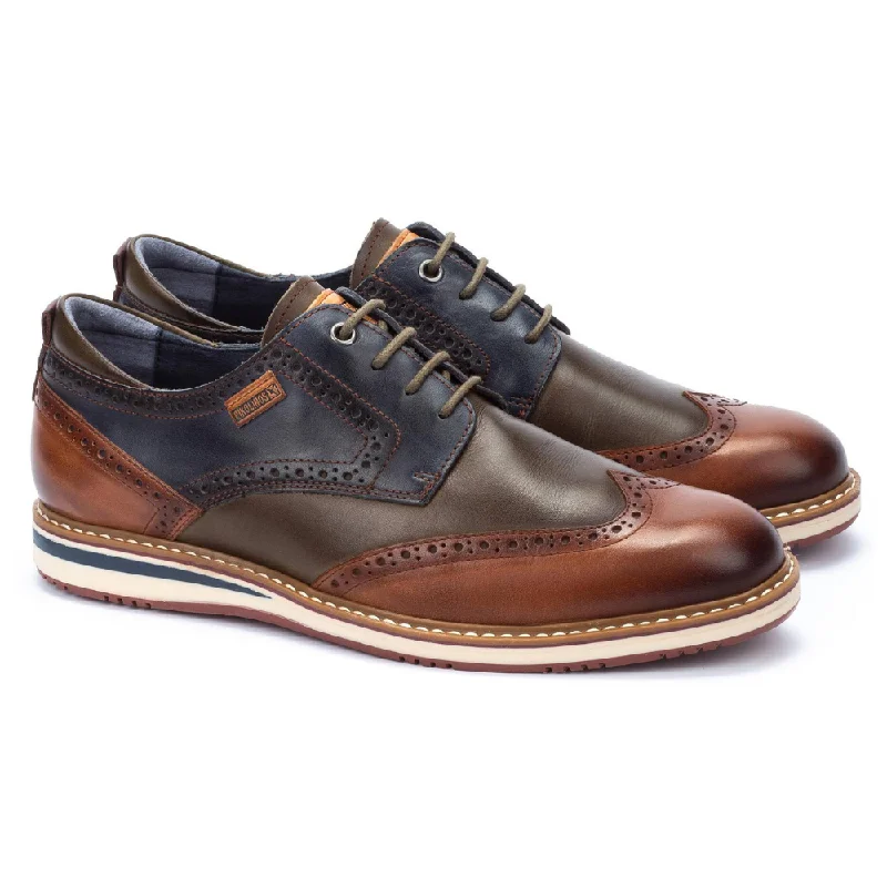 Pikolinos Avila Brandy Leather Shoe (Men's)