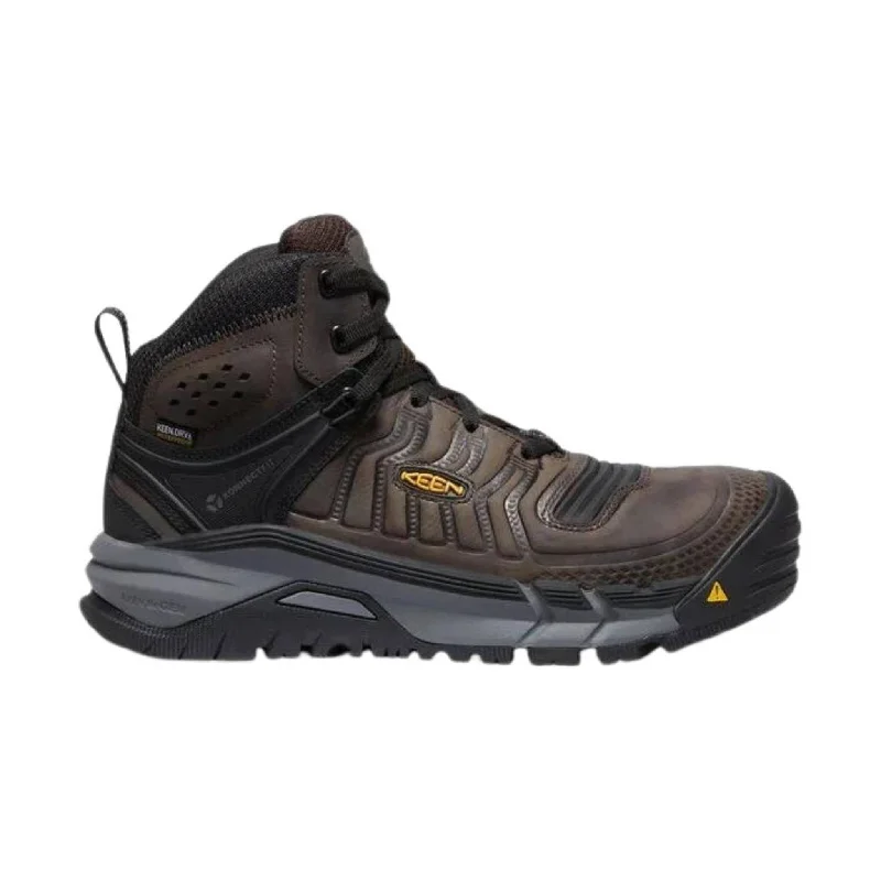 KEEN Utility Men's Kansas City Mid Carbon-Fiber Toe Work Boot - Brown/Black