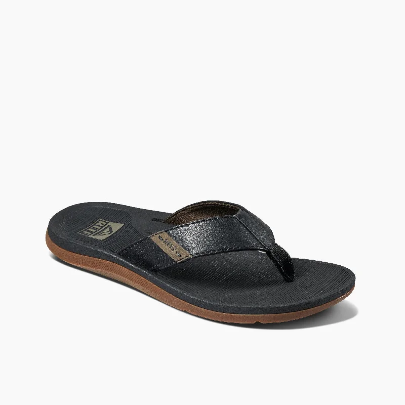 Reef Santa Ana Sandal-Black