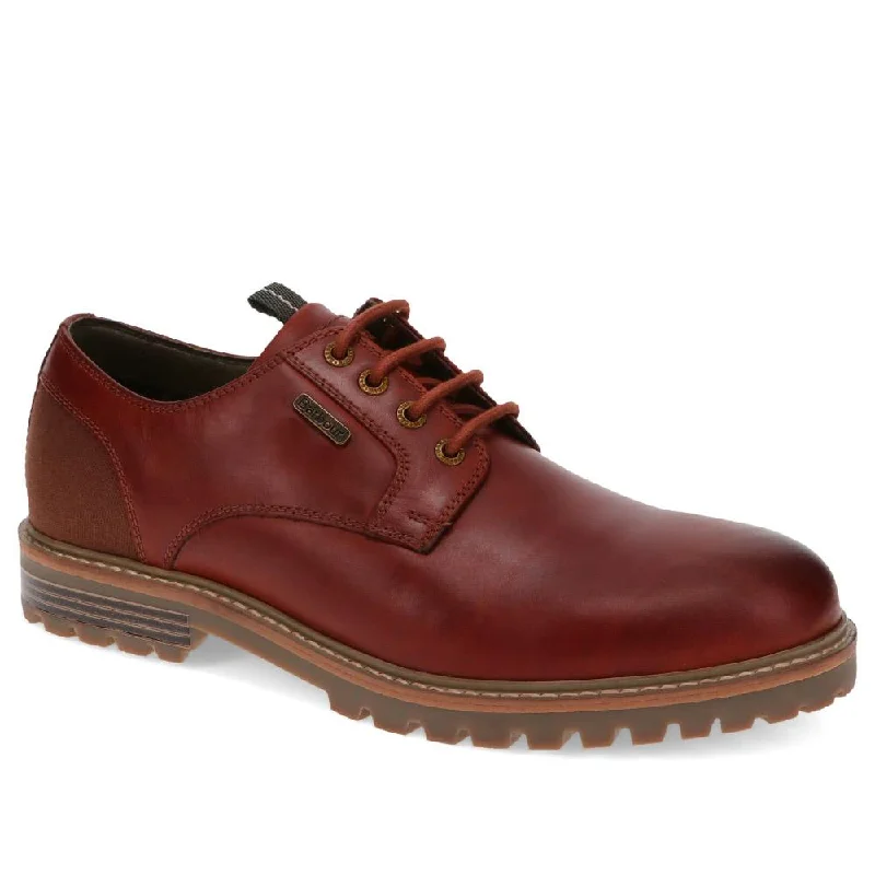 Sandstone Leather Lace-Up Shoes - BARBR38503 / 324 445