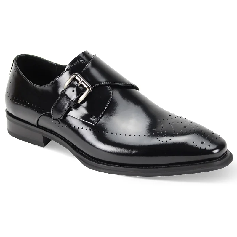 GIOVANNI LEATHER SHOES-JEFFERY