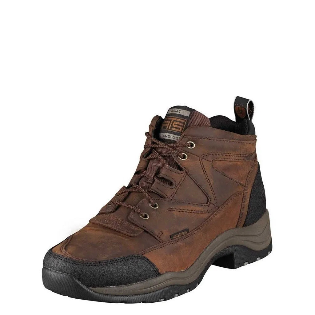 MENS ARIAT TERRAIN BOOTS! FOR RIDING, WORK OR CASUALWEAR-WATERPROOF!10002183