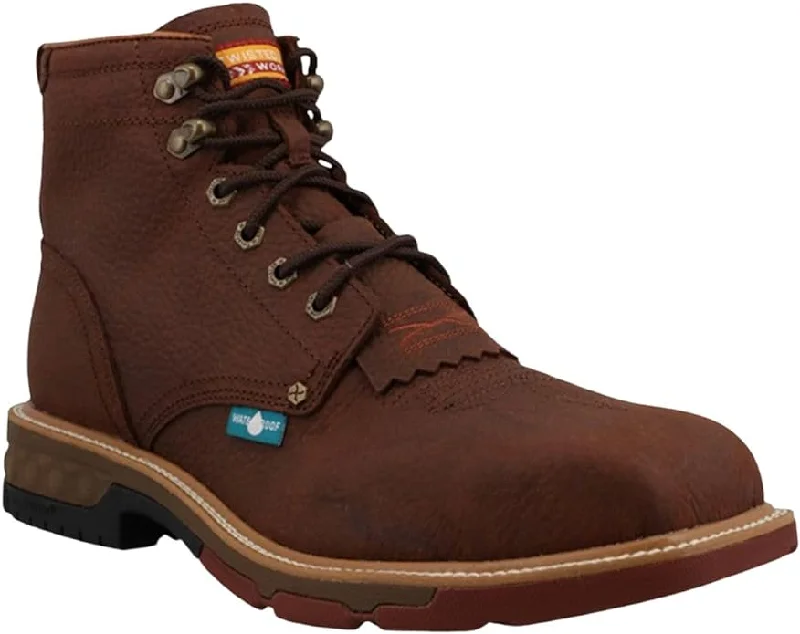 Twisted X Men's 6" Cellstretch Lacer Work Boot Nano Toe - MXNLW01