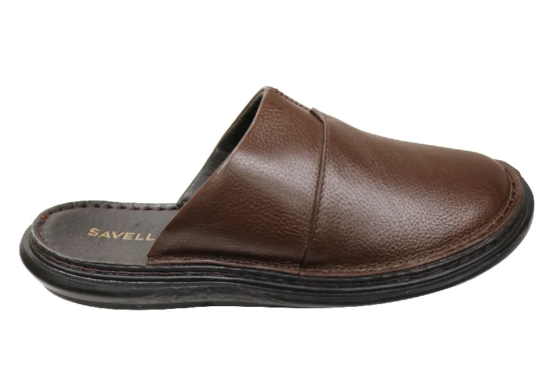 Savelli Matison Mens Comfortable Leather Slip On Shoes Made In Brazil