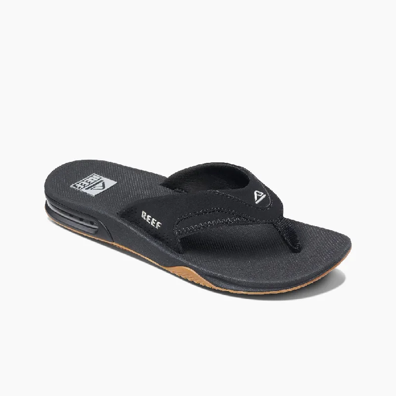 Reef Fanning Sandal-Black/Silver