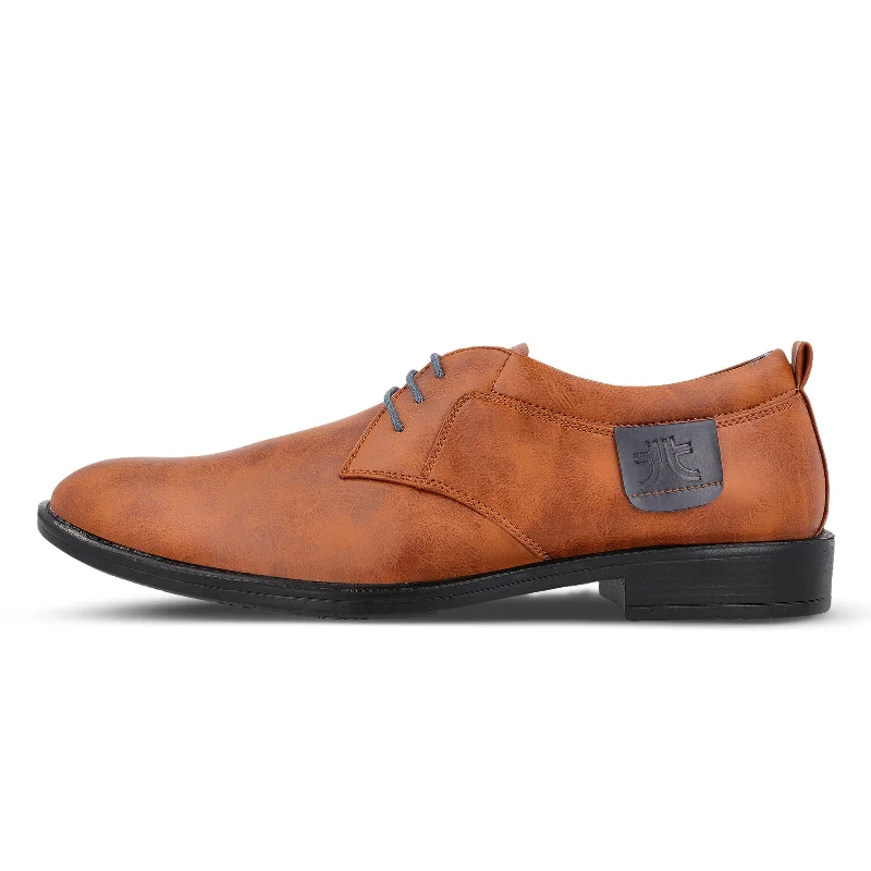 Men's Lace-up Formal Shoes - TF3501 Tan