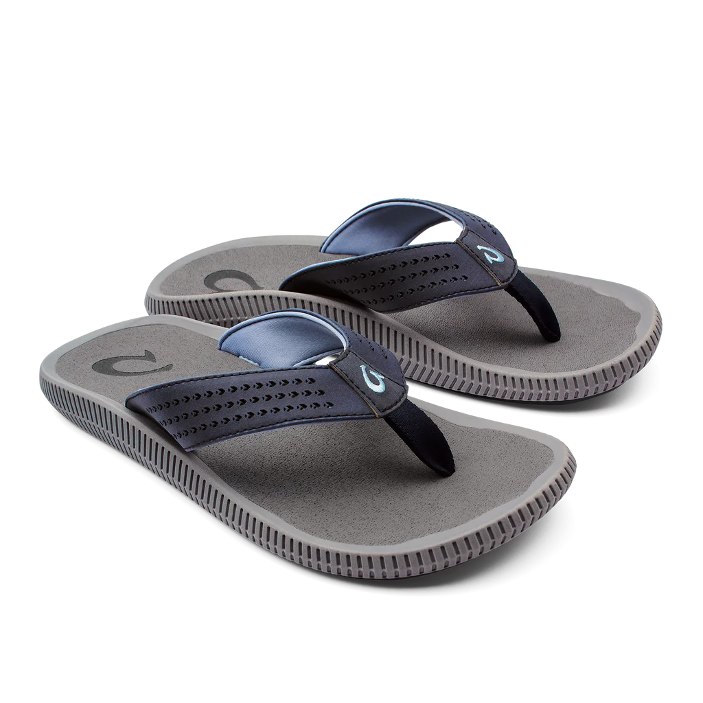 Olukai Ulele Blue Depth Charcoal Men's