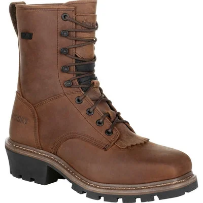 Rocky Square Toe Logger Composite Toe Waterproof Work Boot RKK0277