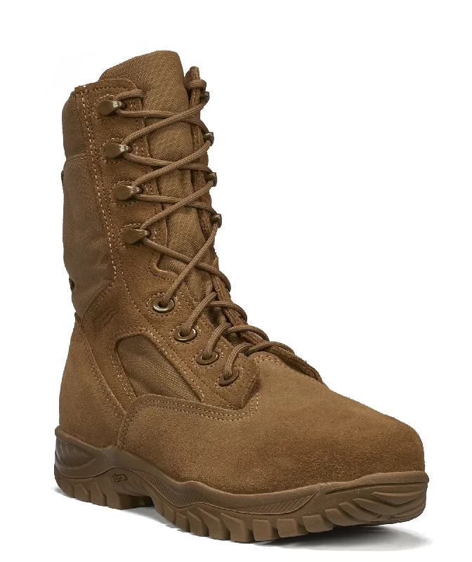 Belleville Hot Weather Tactical ST Boots Unisex Coyote Leather/Nylon