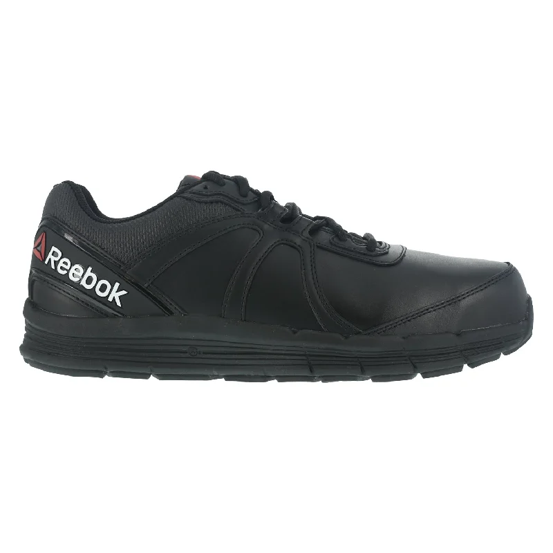 Reebok Womens Black Leather Work Shoes ST Oxford Guide