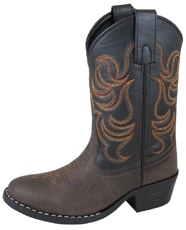 Smoky Mountain Boots Youth Unisex Monterey Brown/Black Faux Leather