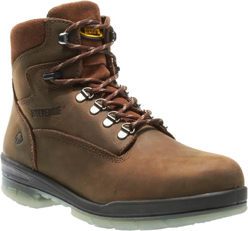 Wolverine Mens Malt Leather Durashocks ST WP 6in 200G Work Boots