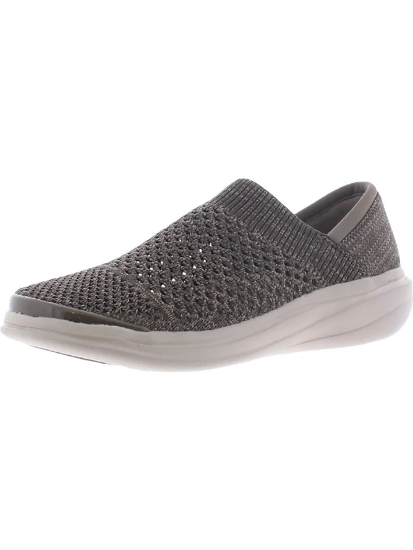 Charlie Womens Knit Comfort Slip-On Sneakers