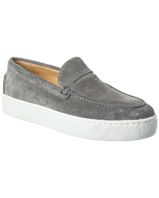 Christian Louboutin Paqueboat Suede Platform Sneaker