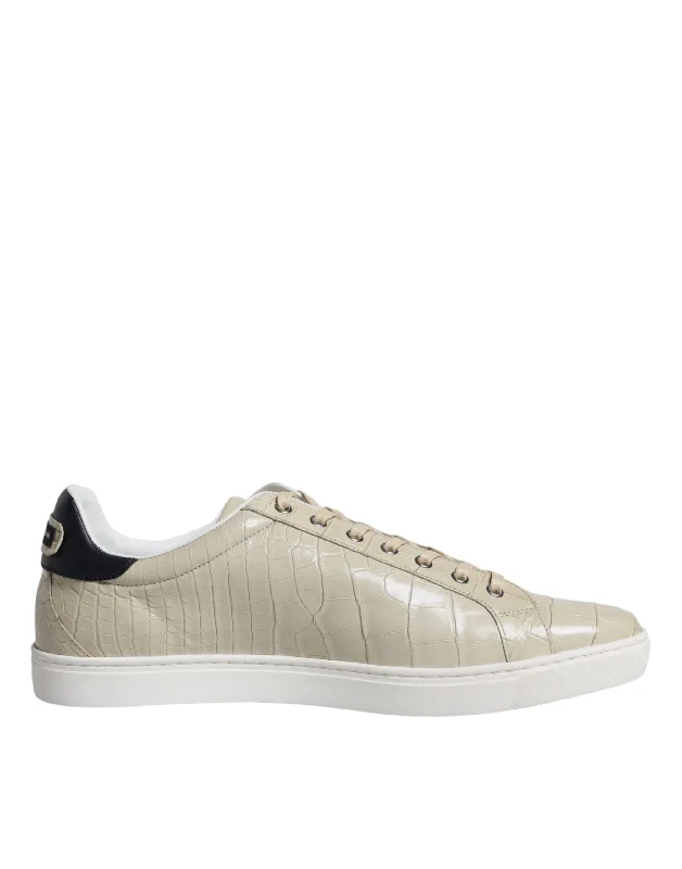 Dolce & Gabbana  London Leather Low Top Sneakers Men's Shoes