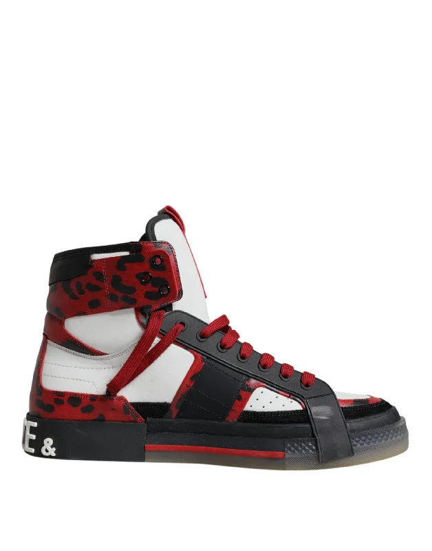 Dolce & Gabbana multi Leather High Top Sneakers Men's Shoes (Pre-Owned)