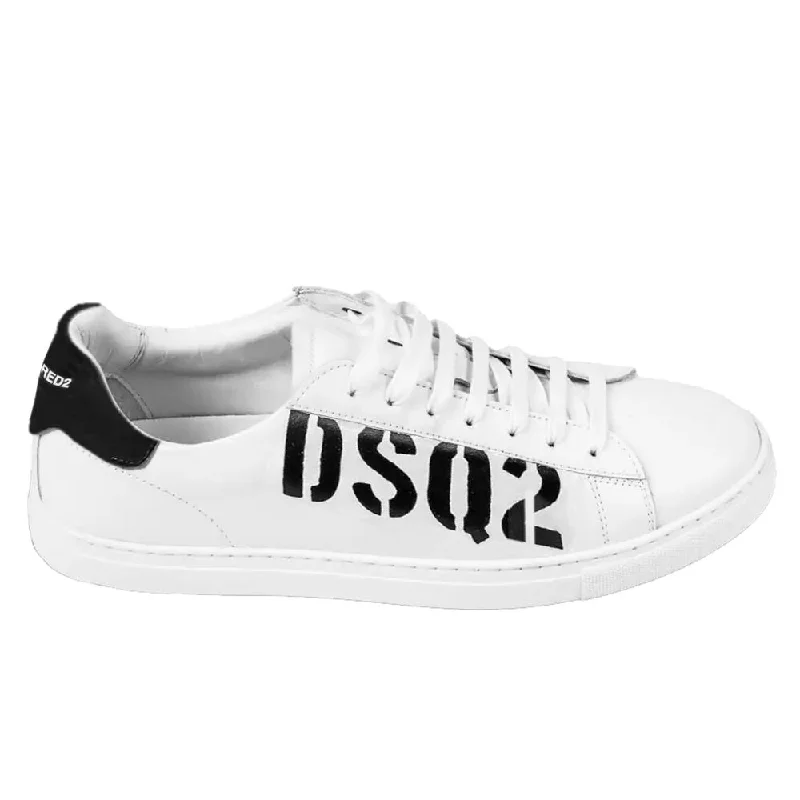 Dsqua²  Leather Di Calfskin Men's Sneaker