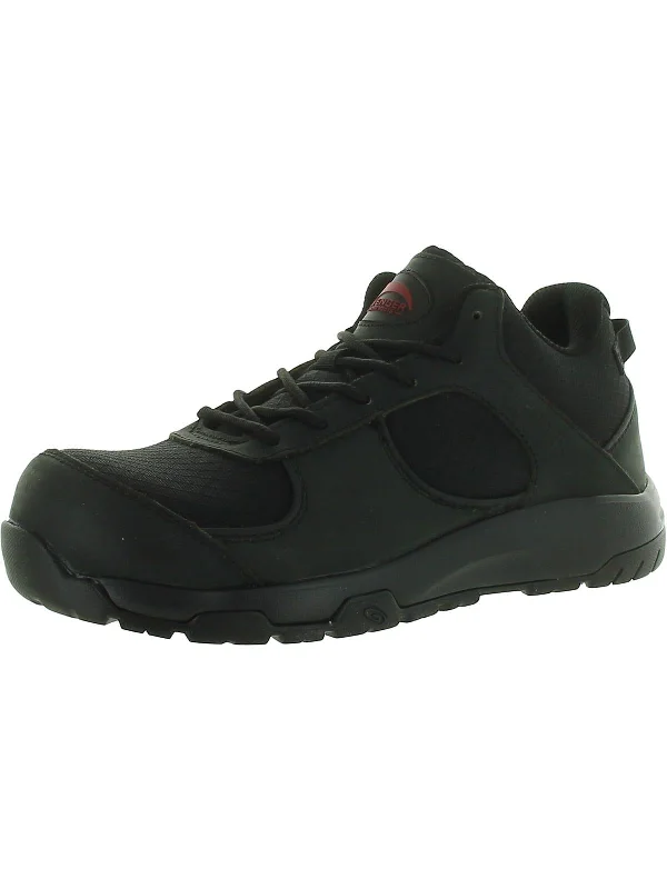 Edge Mens Leather Metal-Free Work & Safety Shoes