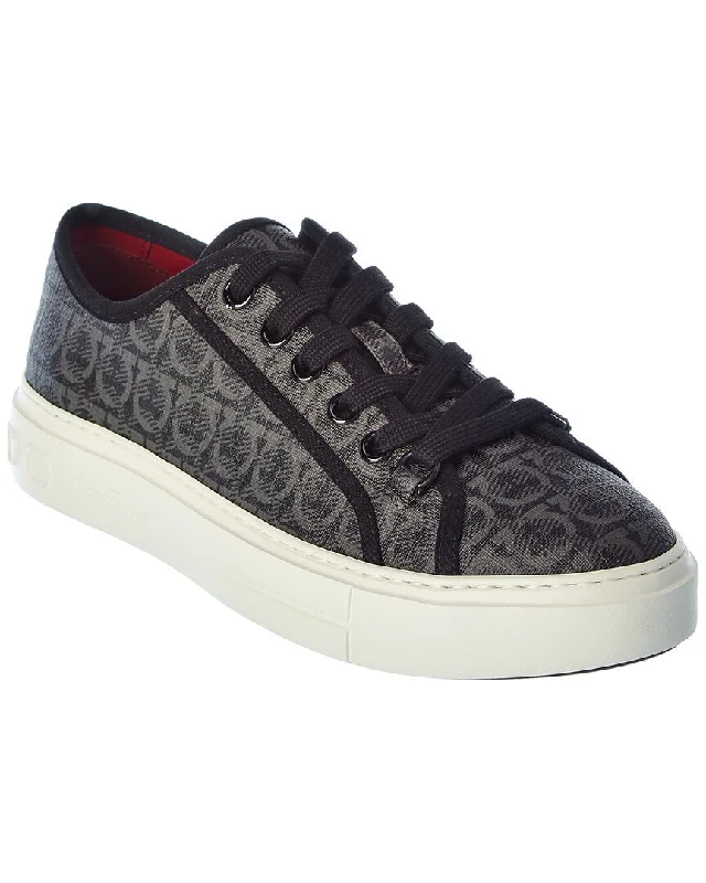 Ferragamo Anson Leather Sneaker