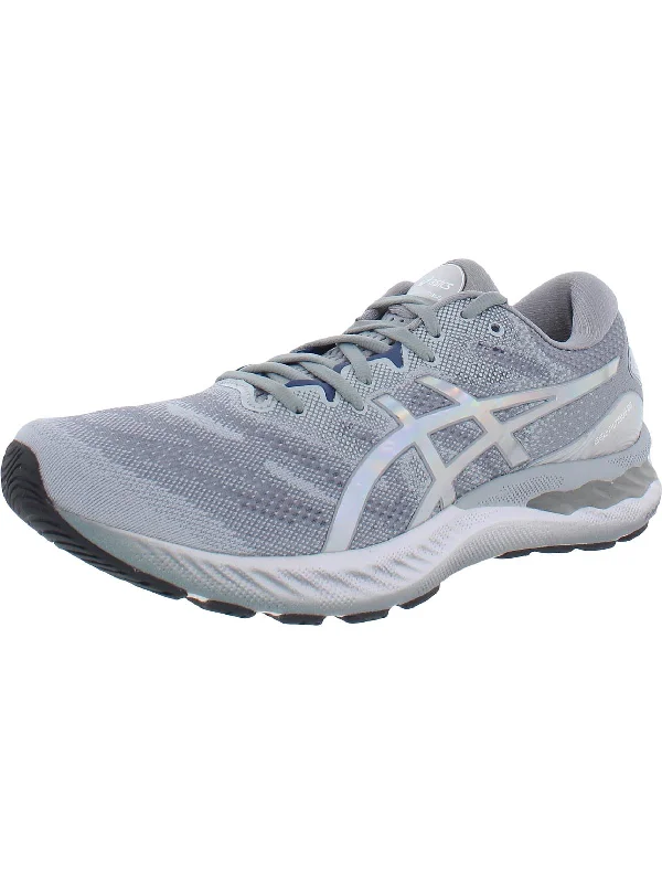 Gel-Nimbus 23 Platinum Mens Fitness Workout Running Shoes