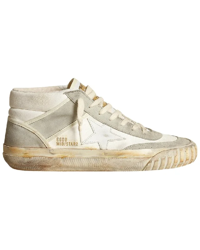 Golden Goose Mid Star 2 Leather Sneaker