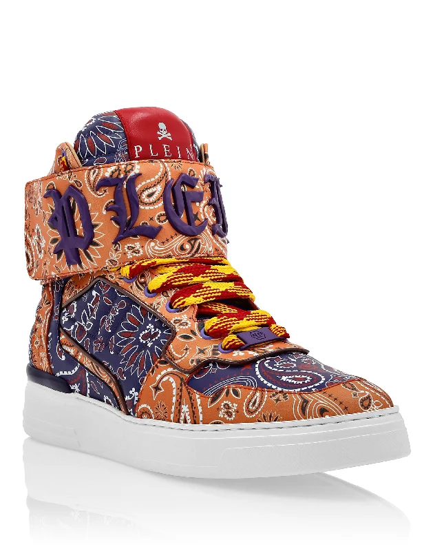 Hi-Top Sneakers Paisley