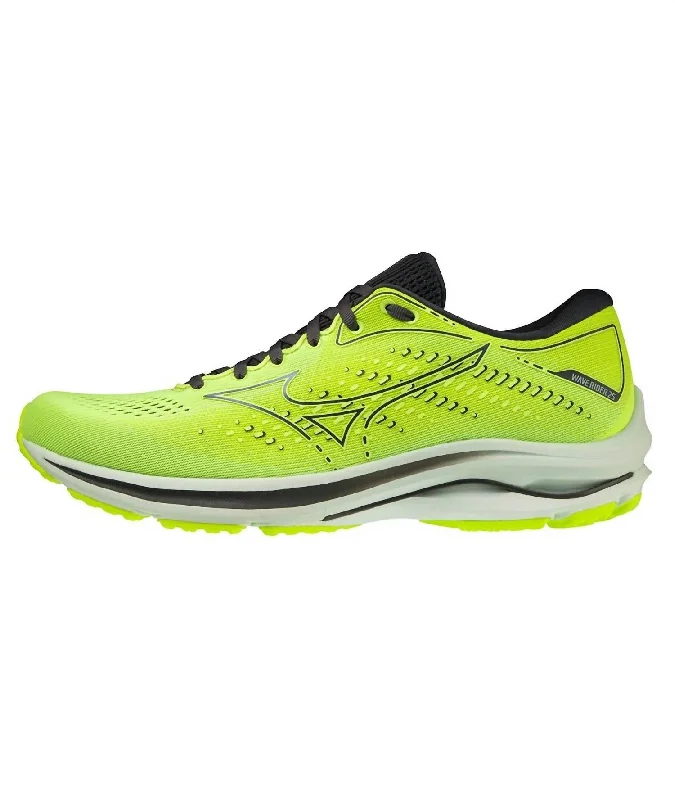 Men’S Wave Rider 25 Running Shoes In Neo Lime