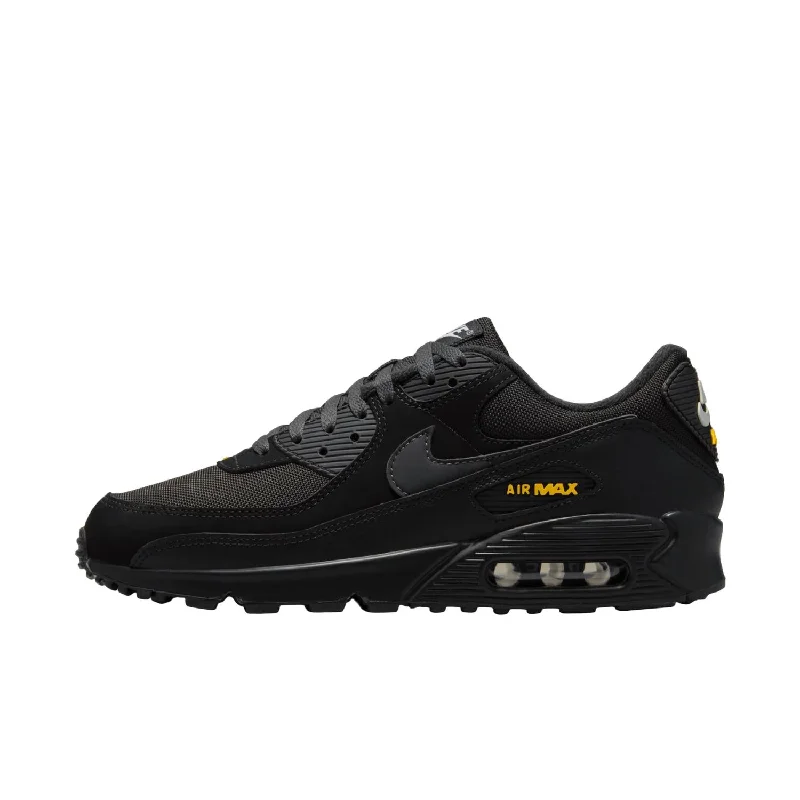 Men's Air Max 90 Sneaker In Black/anthracite-University Gold-White