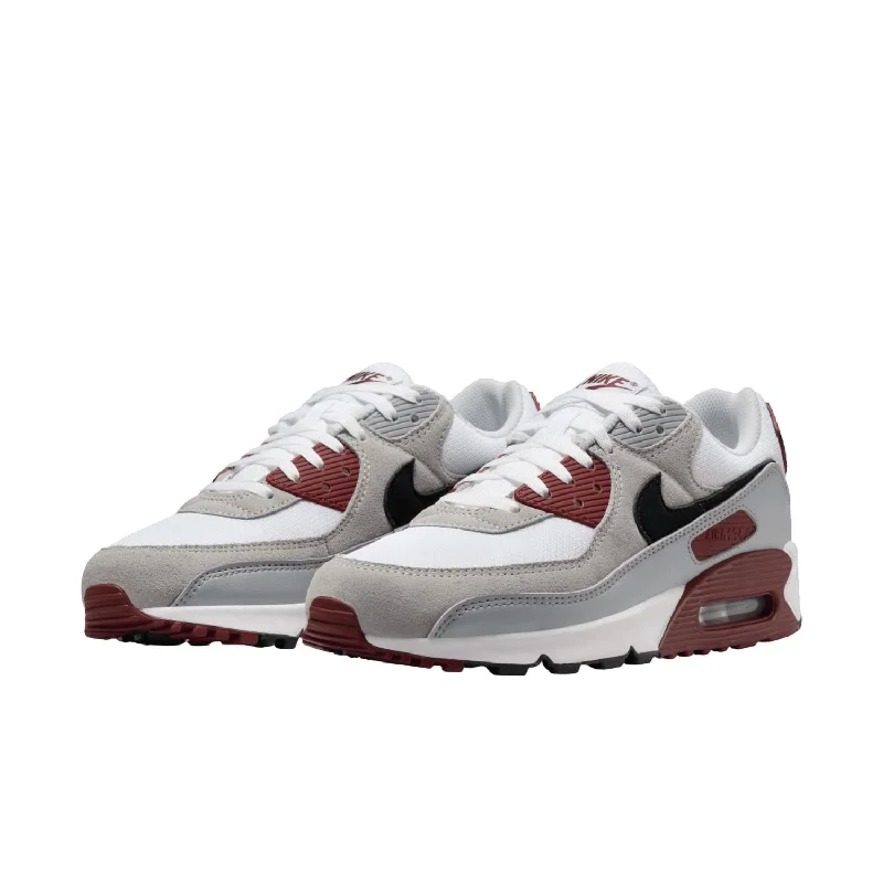 Men's Air Max 90 Sneaker In White/dark Team Red/pure Platinum/black