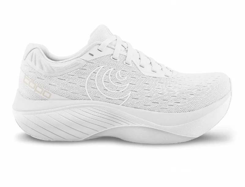 Men's Atmos Road Running Shoes In White / White