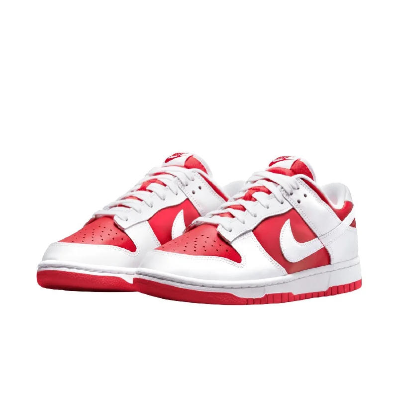 Men's Dunk Low Retro University Sneaker In Red/white