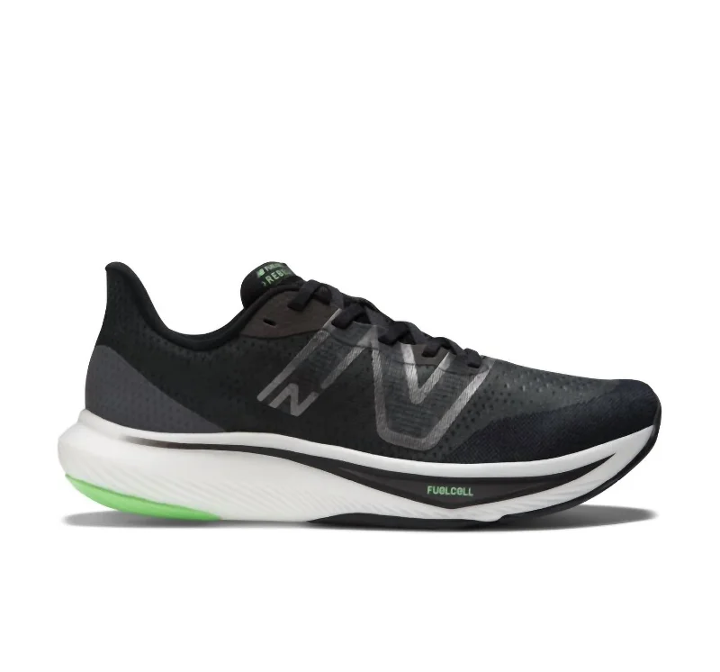 Men's Fuel Cell Rebel V3 Running Shoes In Black/blue