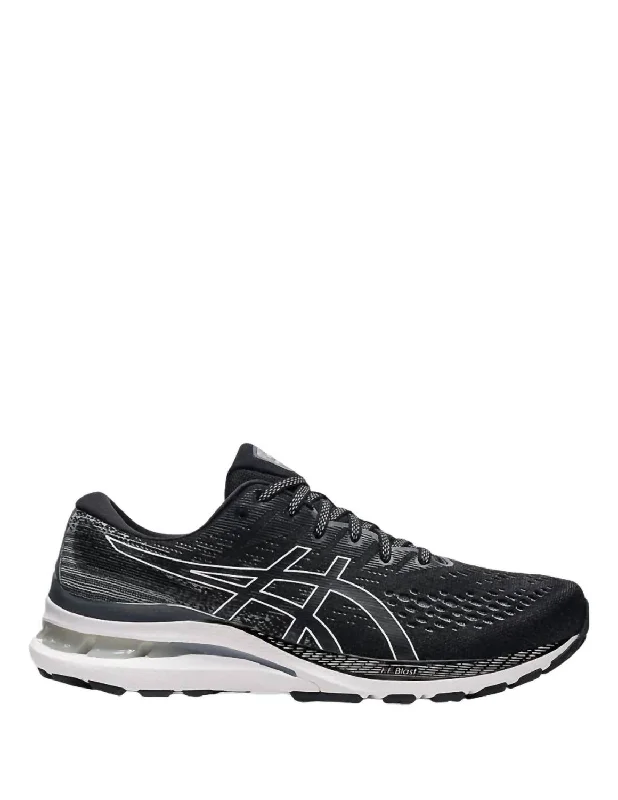 Men's Gel-Kayano 28 Running Shoes - D/medium Width In Black/white