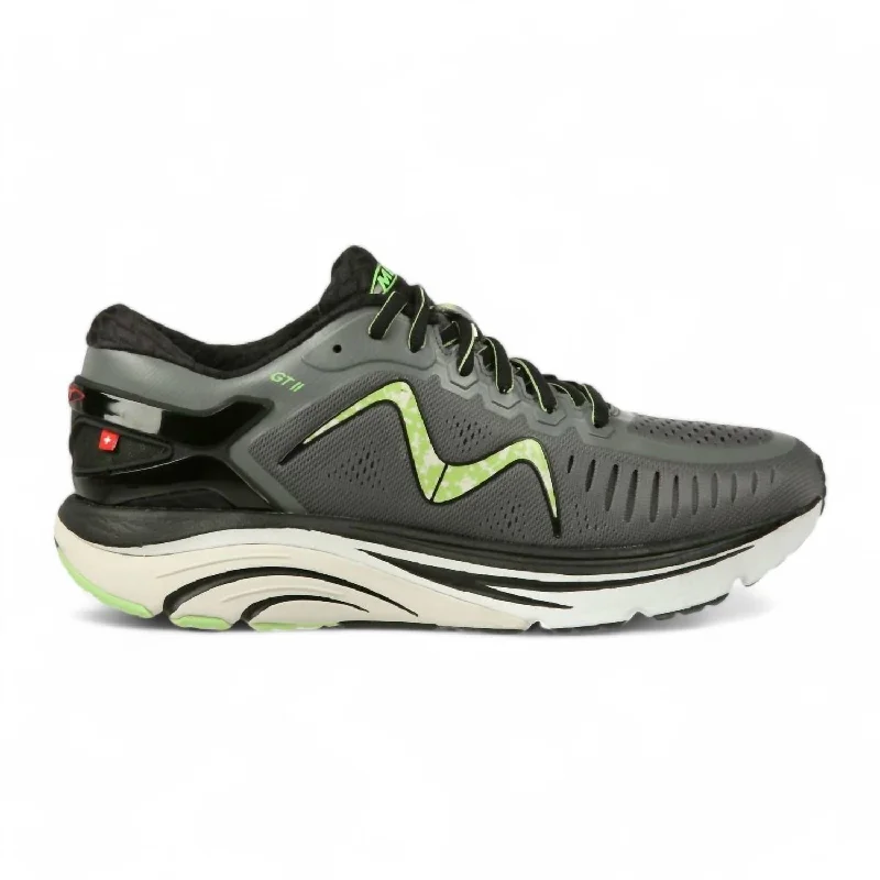 Men's Gt 2 Running Shoes In Grey/green