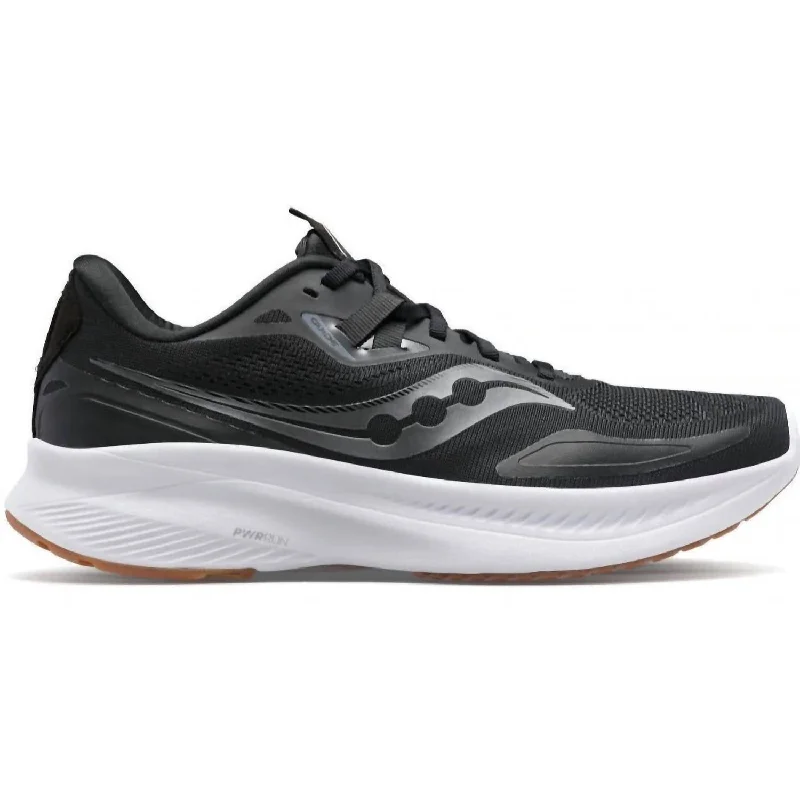 Men's Guide 15 Running Shoes - D/medium Width In Black/gum