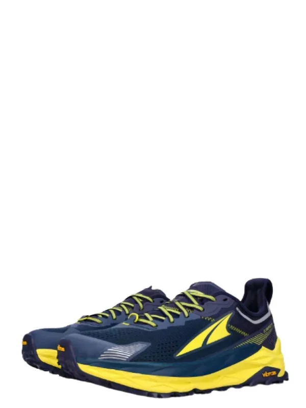 Men's Olympus 5 Trail Running Shoes In Navy