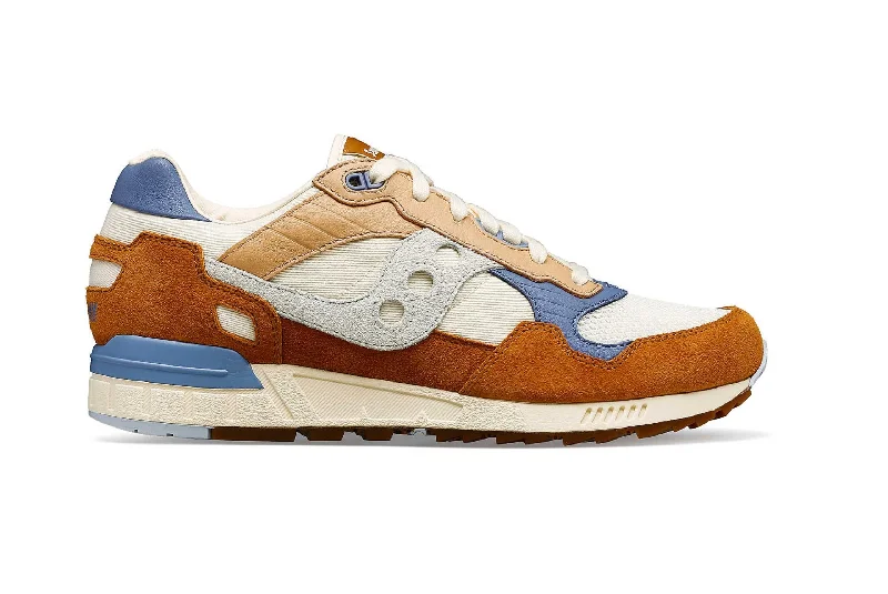 Men's Shadow 5000 Trainer Shoes In Light Beige/rust