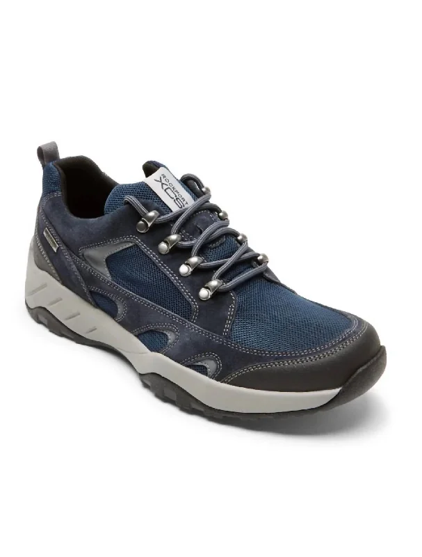 Men's Xcs Spruce Peak Waterproof Low Hiker Shoe - Medium In Blue