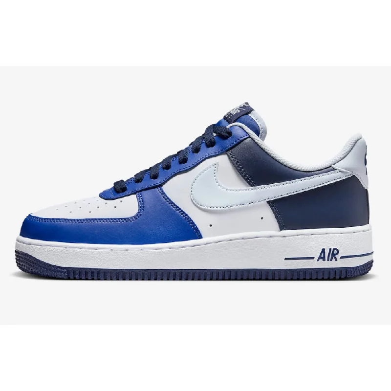 Nike Air Force 1 '07 LV8 White/Football Grey-Game Royal  FQ8825-100 Men's