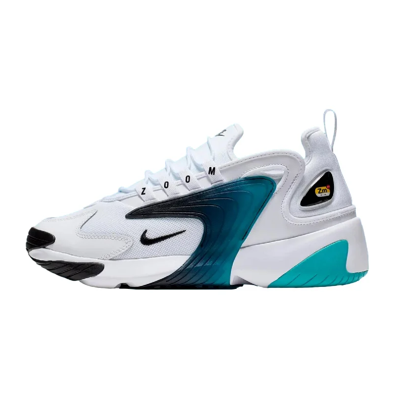 Nike Zoom 2K White/Black-Teal Nebula  AO0269-106 Men's