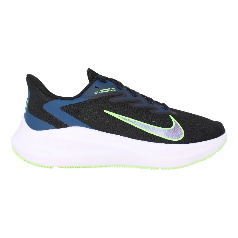 Nike Zoom Winflo 7 Black/Vapor Green  CJ0291-004 Men's