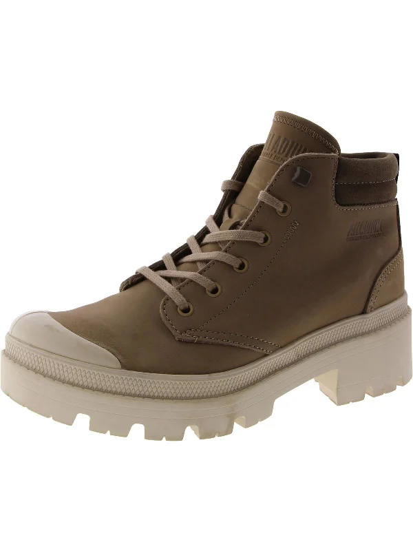 Pampa Mens Lace-Up Toe-Cap High-Top Sneakers