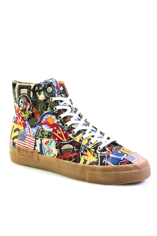 Ralph Lauren Patchwork Hightop Sneakers